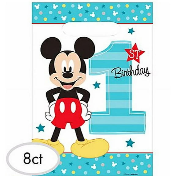 Mickey's Fun To Be one Loot Bags (8 Count)