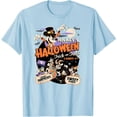 thumbnail image 1 of Mickey’s Halloween Trick or Treat Candy Co. DTG Print Unisex T-Shirt,Light Blue Color,Size 3XL, 1 of 5