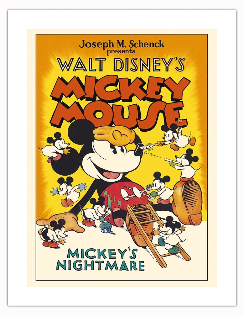 アンティークWALT DISNEY'S MICKEY MOUSE 木彫りポスター アンティークWALT DISNEY'S MICKEY MOUSE 木彫りポスター Walt