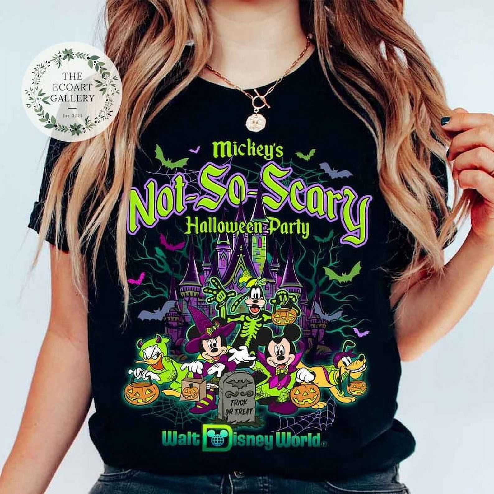 Mickey's Not So Scary Halloween Party 2024 Unisex Shirt Mickey