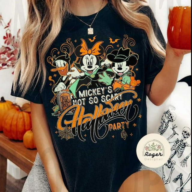 Mickey's Not So Scary Halloween Party 2024 shirt, Mickey & friends New