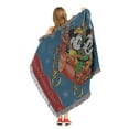 thumbnail image 1 of Mickey's Sleigh Ride Woven Tapestry Throw Blanket, 1 of 4