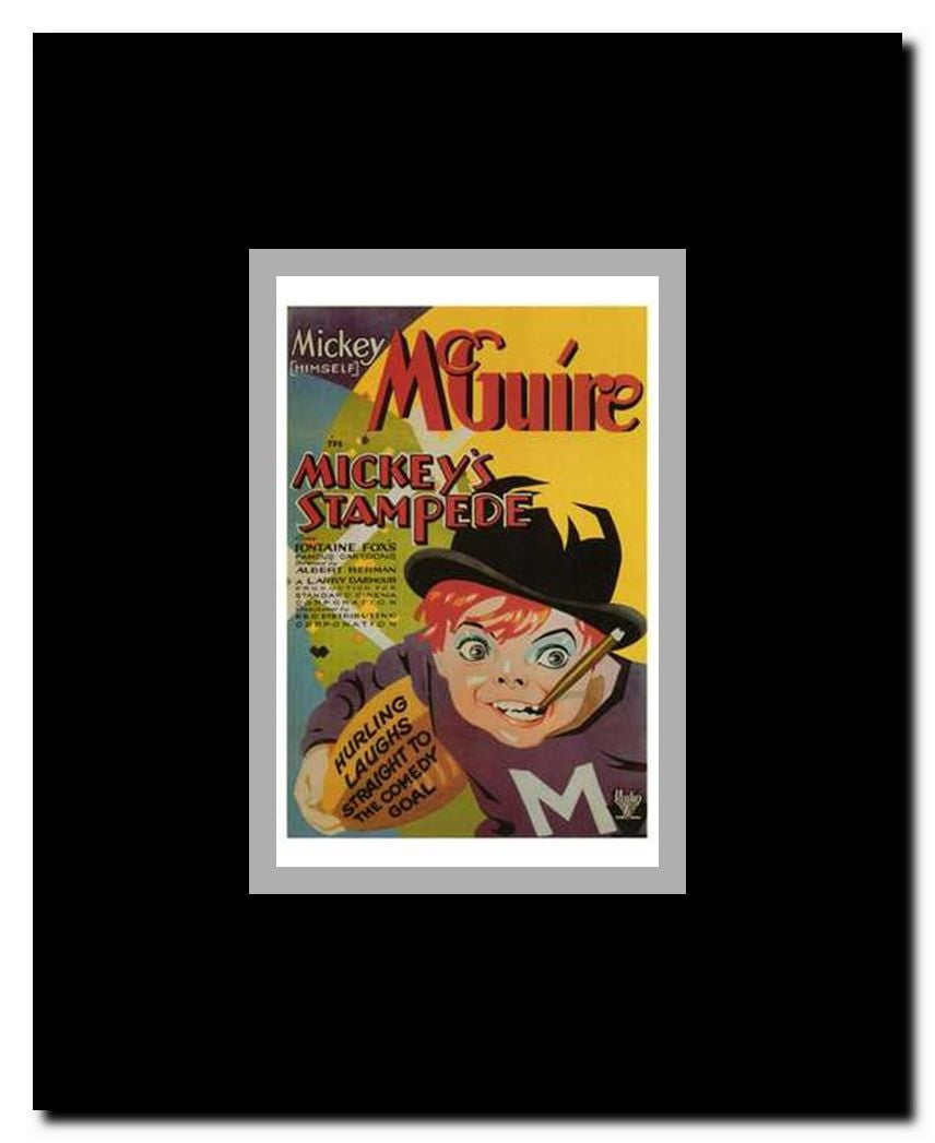 Mickey's Stampede Framed Movie Poster