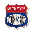 thumbnail image 1 of Mickey's Workshop 18 inch X 18 inch Shield Shaped Commercial Grade Plastic Sign Weather Resistant, UV Protected To last, Gift for Dads and Uncles Classic Americana Crafted in the USA, 1 of 7