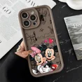 thumbnail image 1 of Mickeys Minnies Couple Cute Phone Case for IPhone 16 15 14 13 12 11 Pro Max Mini XR XS X 7 8 Plus Soft TPU Back Cover TYK-185G240725JH1 iPhone 14 ProMax, 1 of 7