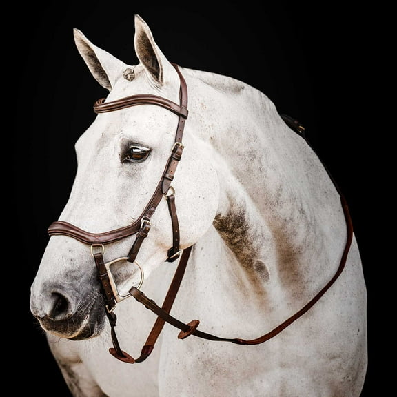 Micklem 2.0 Deluxe Competition Bridle, Havana, Oversize