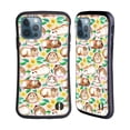 thumbnail image 1 of Micklyn Le Feuvre Patterns 2 Guinea Pigs And Daisies In Watercolour On Pink Hybrid Case Compatible with Apple iPhone 12 / iPhone 12 Pro, 1 of 7
