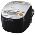 thumbnail image 1 of Micom Black & Silver 3 Cup Rice Cooker & Warmer, 1 of 1