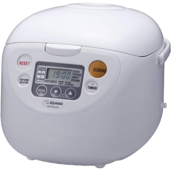 Micom Rice Cooker and Warmer (10-Cup/Cool White)