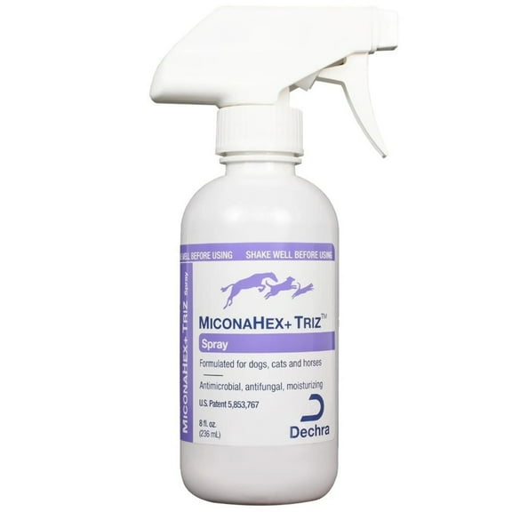 MiconaHex+Triz Spray Skin Infections In Dog Cat  Horses 8 oz.