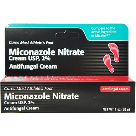 Miconazole Nitrate 2% Antifungal Cream 1 oz (Pack of 6)