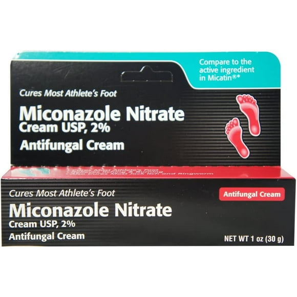 Miconazole Nitrate 2% Antifungal Cream 1 oz (Pack of 6)