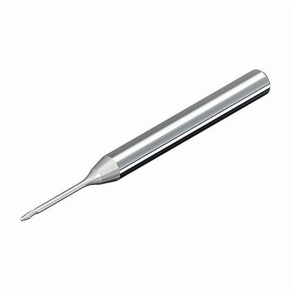 Micro 100 Ball End Mill,Uncoated,1-1/2" L,Carbide BEF-045-068K