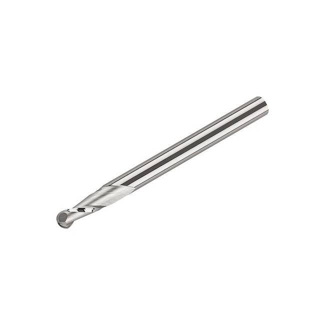 Micro 100 Carbide End Mill,Dia 0.7mm,Cut L 2.1mm BMRM-007-2X