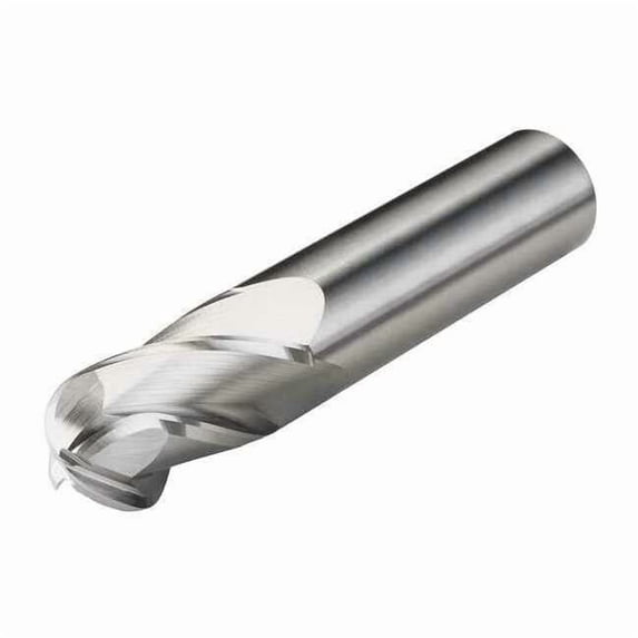 Micro 100 Carbide End Mill, Dia 3/16, Cut L 5/8 BEM-187-03X