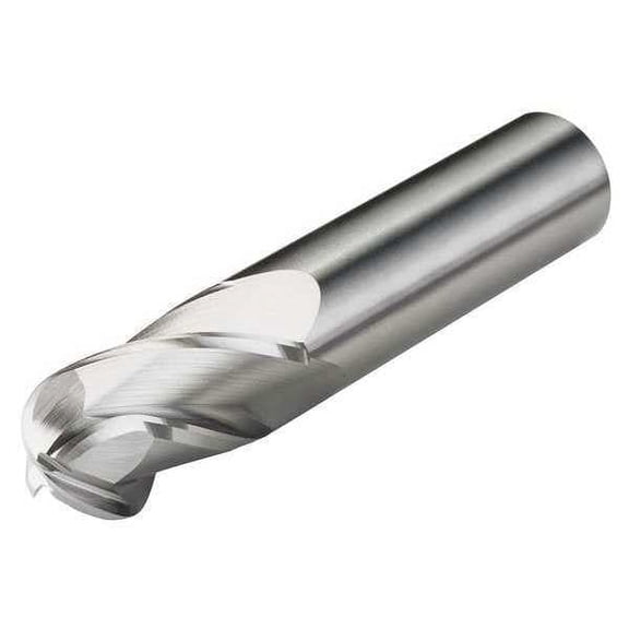 Micro 100 Ball End Mill,Single End,3/16",Carbide BEM-187-04