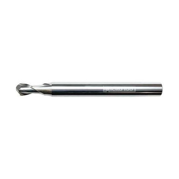 Micro 100 Carbide End Mill,6.0 mm,Cut 7.5 mm,2 FLT SFBM-060-12