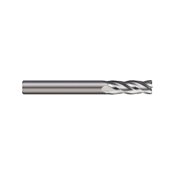 Micro 100 Carbide End Mill,Dia 8mm,Cut L 22mm AECM-0810-2
