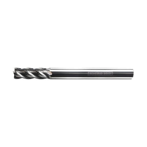 Micro 100 Carbide End Mill,3 mm,Cut 8 mm,4 FLT VHMM-030-4X