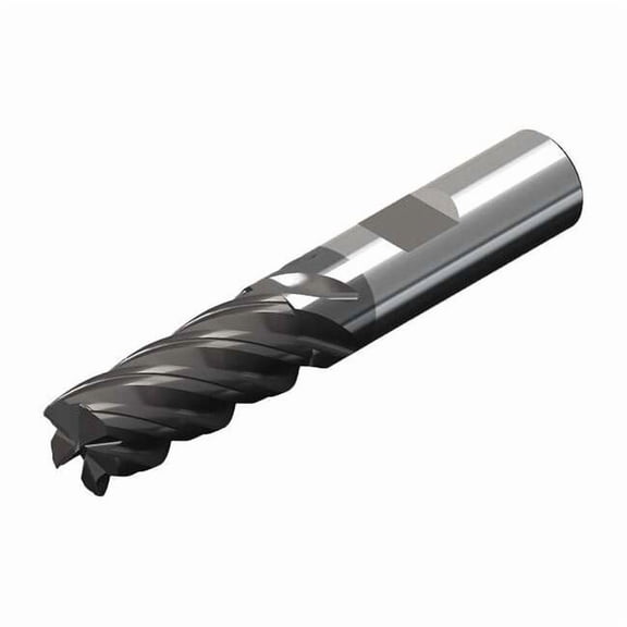 Micro 100 Corner Radius End Mill,Carbide,2-1/2" L VHMM-120-5K