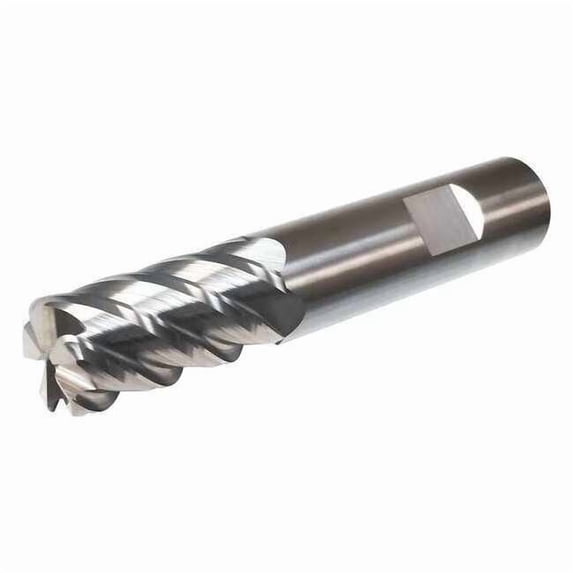 Micro 100 Carbide End Mill,Dia 3/8 In,Cut L 7/8 In ARC-375-5-060