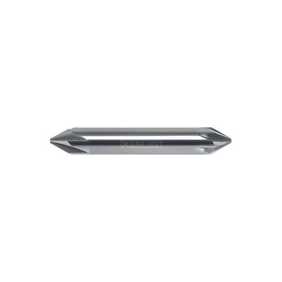Micro 100 Countersink,AlTiN,100 deg. Angle,2-1/2"L CS-312-100X