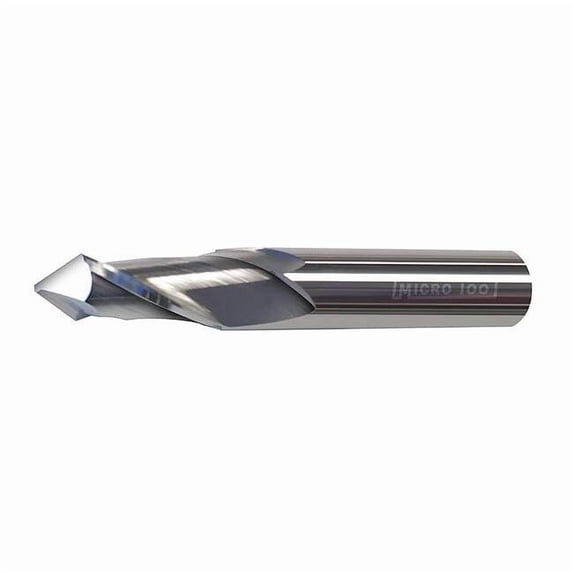 Micro 100 Carb End Mill,1/2 In,4FL,CC,AlTiN Coat DM-500-490X