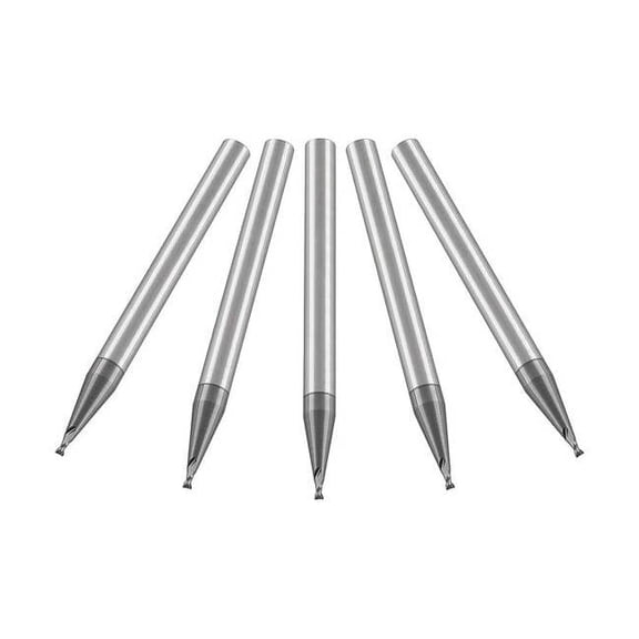 Micro 100 Carbide End Mill, 0.025, Cut 0.037, 2 FLT SME-025-2