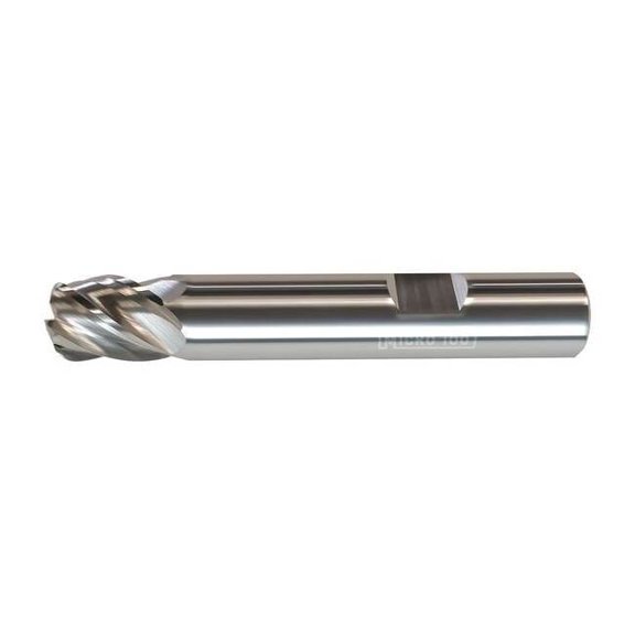 Micro 100 Square End Mill,1" Length of Cut,nACRo VHS-500-5K