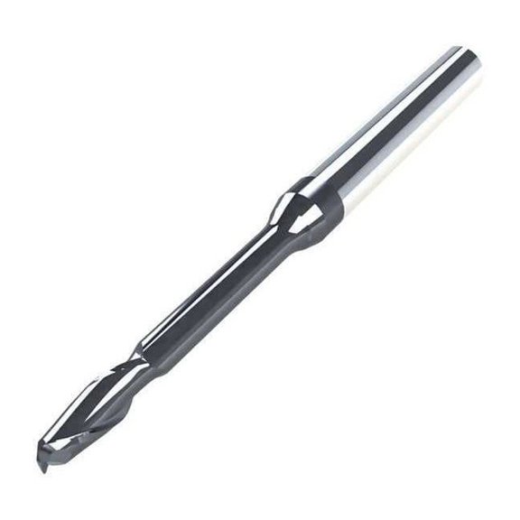 Micro 100 Square End Mill,1" Cut Length,Unfinished MEF-125-1000