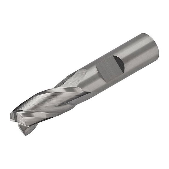 Micro 100 Carbide End Mill, Dia 3/16, Cut L 5/8 EMS-187-4X