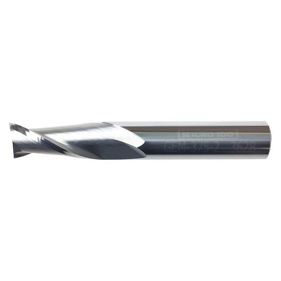 Micro 100 Sq. End Mill,Single End,Carb,5/16" GEM-312-2