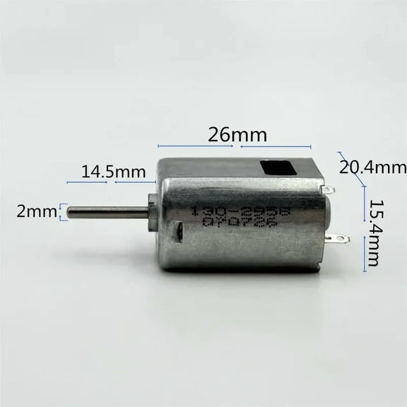 Micro 130 Motor DC 3V-6V 25000RPM High Speed Carbon Brush 20mm Electric Motor DIY Hobby Toy Racing Car Boat Household Appliances