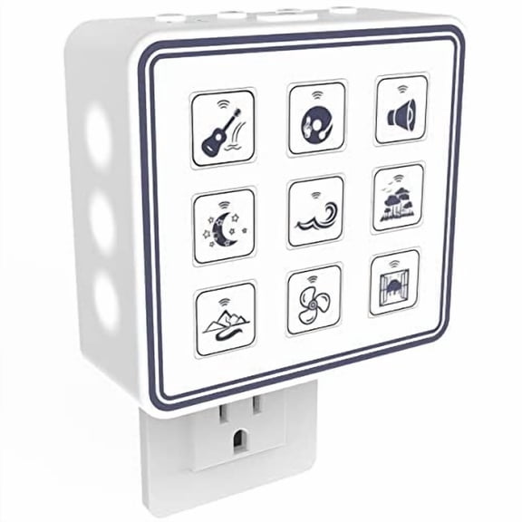 Micro 2 - Portable Bluetooth Speaker & White Noise Machine Compact Sound for Travel 11 Non-Looping Sounds Sleep Support