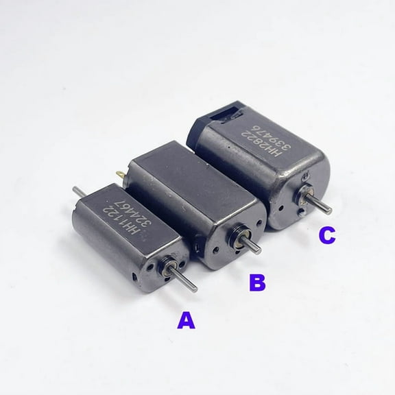 Micro 5-pole Rotor FK-055 180 280 HO Scale Model Car Train Railway Motor DC 12V High Speed Engine 1.5mm/2mm Dual Shaft