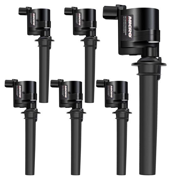 Micro 6 Pcs DG500 Ignition Coil Fits Ford Mazda Mercury Models Escape Taurus 3.0L V6 Replaces DG512