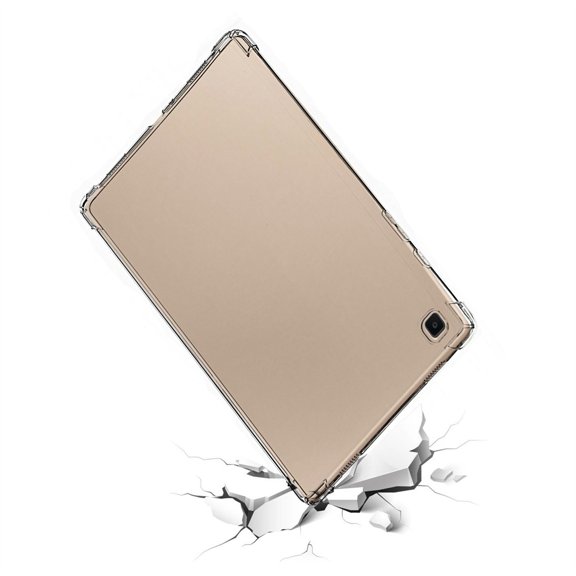 Micro Air Cushioned TPU Cover Slim | Universal Stand & Flip Function | Detachable Auto Sleep/Wake | Shockproof | SM-T500 T505 T507 ) NOT fit any other tablets. CLEAR