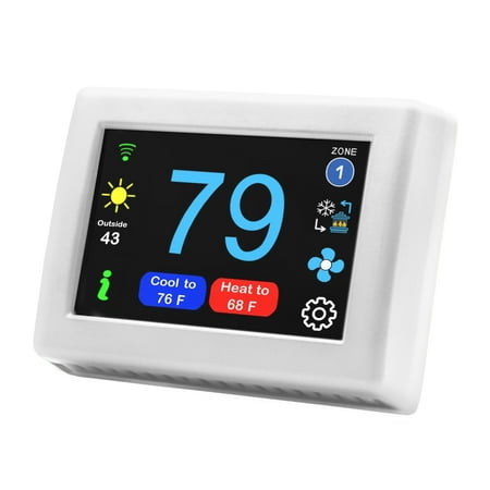 Micro-Air EasyTouch RV Thermostat - 357 White