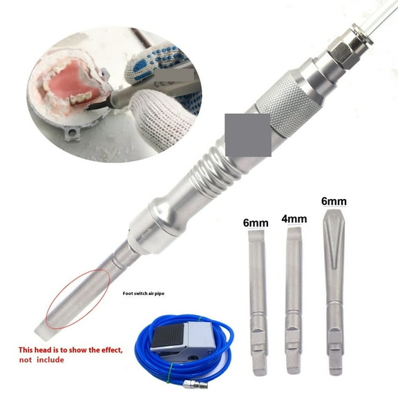 Micro Air Flux Chipper Pneumatic Engraver Chisel Medical Gypsum Cast Stomatology Engraver Gas Shovels Air Hammer ,Easy to Operate