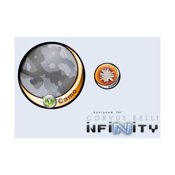 Micro Art Studio Camo Metro Tokens - 55mm New