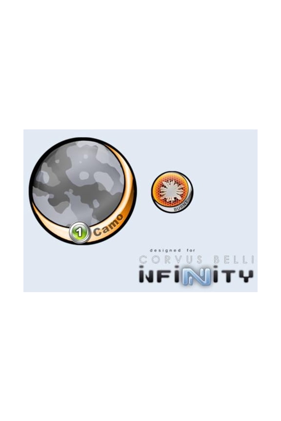 Camo Metro Tokens - 55mm New