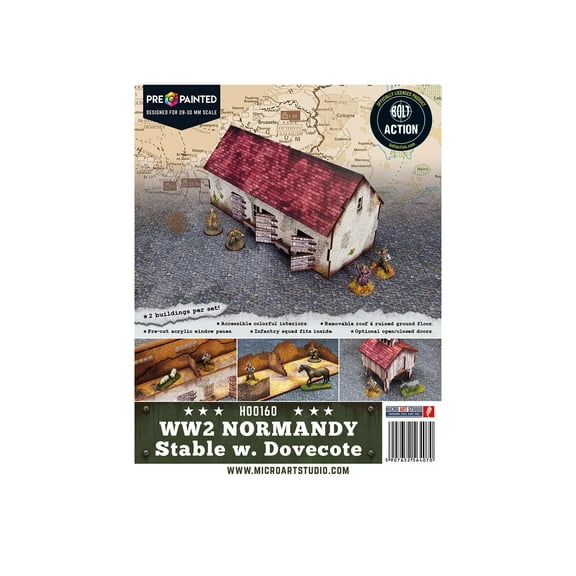 Micro Art Studio Normandy Stable w/Dovecote New