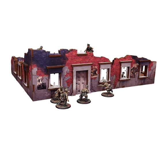 Micro Art Studio WW2 Ostfront Stalingrad: Ruined Building Prepainted