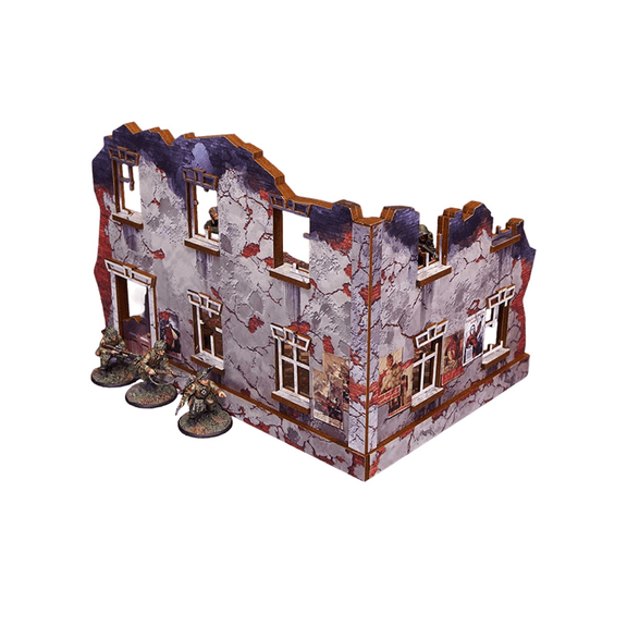 Micro Art Studio WW2 Ostfront Stalingrad: Univermag Right Prepainted