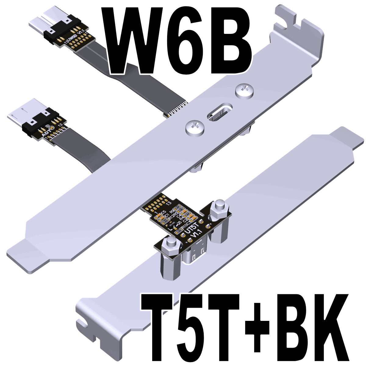 Micro B USB 3.0 Ribbon Flexible OTG Data Cable Transfer Adaptador Type