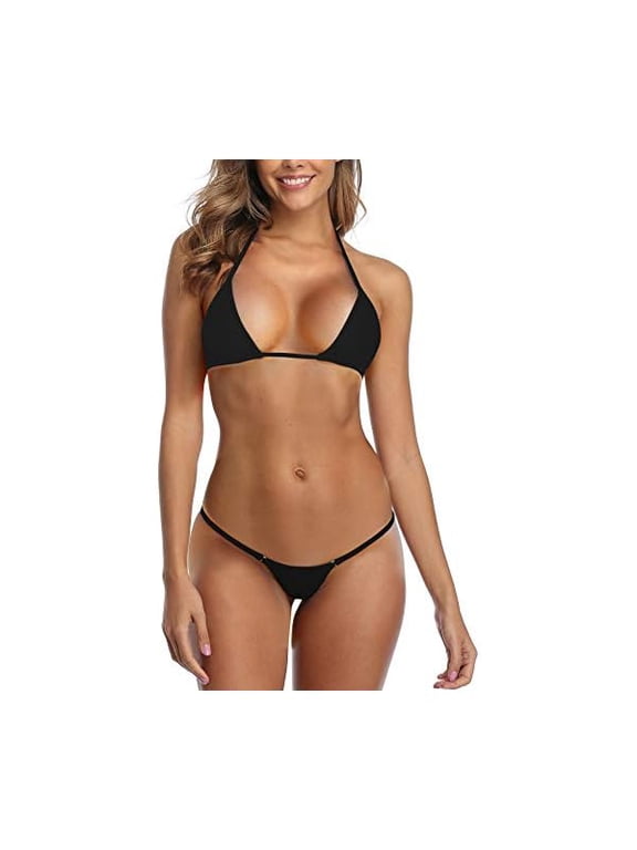 Micro Bikini Extreme G String Thong Bikinis Sexy Mini Bathing Suit for Women Womens Swimsuits Microkini Swimsuit