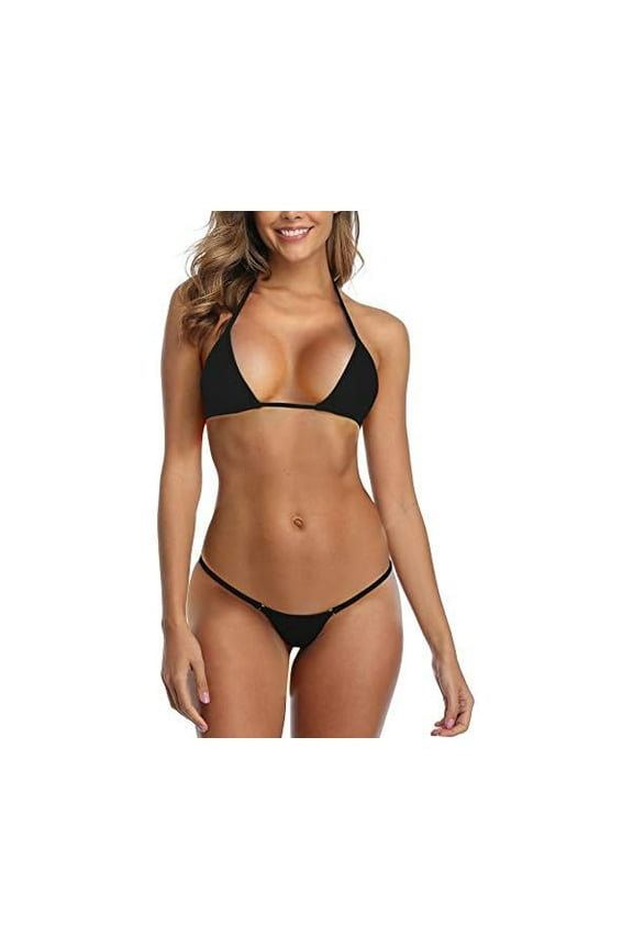 Micro Bikini Extreme G String Thong Bikinis Sexy Mini Bathing Suit for Women Womens Swimsuits Microkini Swimsuit