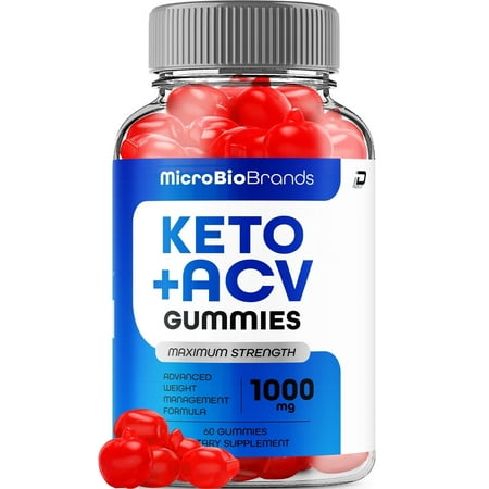 Micro Bio Brands ACV Gummies Supplement, MicroBioBrands Formula Gummy, 60 Gummies