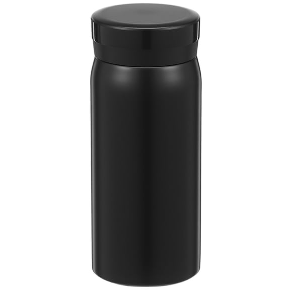 Micro Bottle - Leak Proof Purse or Pocket Flask - Insulated Mini Water Bottle 6.7 Oz - Black
