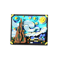 thumbnail image 1 of Micro Brick Rocket Building Set,Vincent Van Gogh The Starry Night Building Set  - Gift for Mothers Day, 470PCS Artwork 3.6MM Mini Blocks Building Sets for Adults Famous Paintings Architectu, 1 of 4